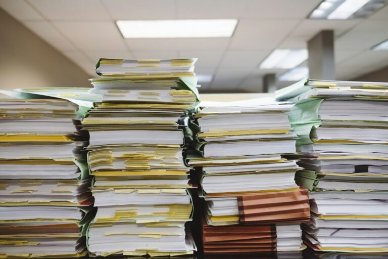 Stack Of Books On Table